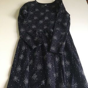 H&M Long Sleeve Organic Cotton Dresd